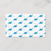 Baby Boy Shower Diaper Raffle Card Informatiekaartje (Achterkant)