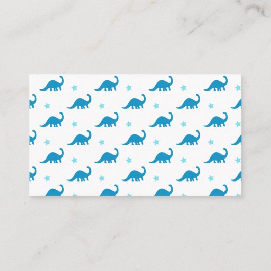 Baby Boy Shower Diaper Raffle Card Informatiekaartje (Achterkant)