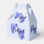 Baby Boy Shower Favor Box Bedankdoosjes (Voorkant Zijde)