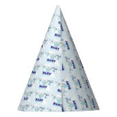 BABY BOY SHOWER/ FEESTARTIKELEN FEESTHOEDJES (Achterkant)