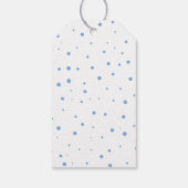 Baby Boy Shower Greenery Elephant Bedankt Cadeaulabel (Achterkant)