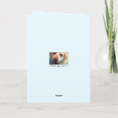 Baby Boy Shower Invitation Kaart (Achterkant)