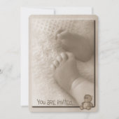 Baby Boy Shower Kaart (Voorkant)