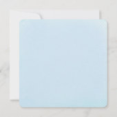  Baby Boy Shower Kaart (Achterkant)