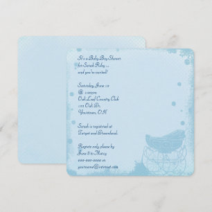 Baby Boy Shower Kaart