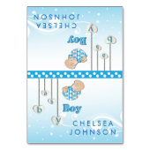 Baby Boy Shower | Kaarten plaatsen (Voorkant)