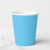 Baby Boy Shower Paper Cup Cake Blue Shoes Papieren Bekers (Achterkant)