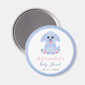 Baby Boy Shower Personeelsblauw Magneet (Voorkant / Achterkant)