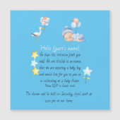 Baby Boy Shower-uitnodiging (Voorkant)