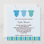 Baby Boy Shower-uitnodiging Kaart (Voorkant)