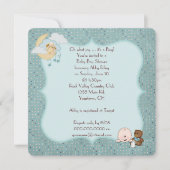 Baby Boy Shower-uitnodiging Kaart (Voorkant)