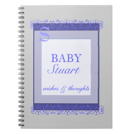Baby boy Showgastboek Notitieboek