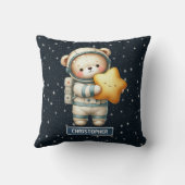 Baby Boy Sierkussen met astronaut Teddy Bear (Achterkant)