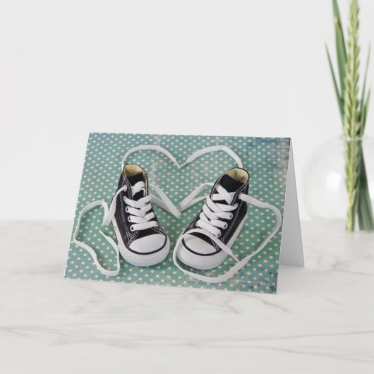 Baby Boy Sneakers Kaart (Voorkant)