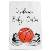 Baby Boy Sneakers met basketbal Medium Cadeauzakje (Voorkant)