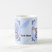 Baby Boy Sock Monkey Buggy aangepaste mok (Center)