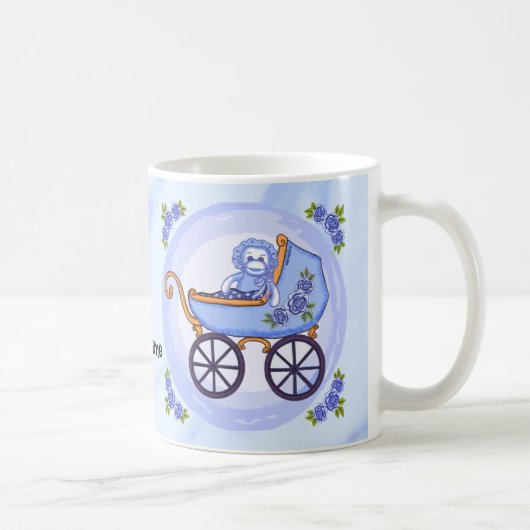 Baby Boy Sock Monkey Buggy mok (Rechts)