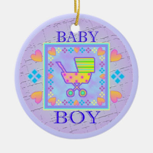 Baby Boy sparen de Datum Ornament