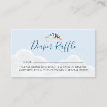 Baby Boy "Special Delivery" Douche Luier Raffle