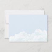 Baby Boy "Special Delivery" Stork Baby shower Bedankkaart (Achterkant)