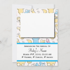 Baby Boy speelgoed Aankondiging