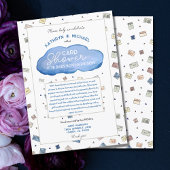 Baby Boy Sprinkle Kaart Shower