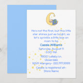 Baby Boy Sprinkle Shower - Uitnodiging (Voorkant / Achterkant)