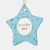 Baby Boy Star Ornament (Links)