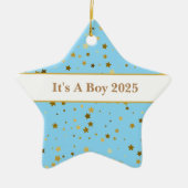 Baby Boy Star Ornament (Voorkant)