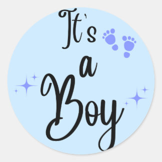 Baby boy sticker