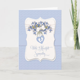Baby Boy Sympathy Card met kleine Baby Voeten Prin Kaart