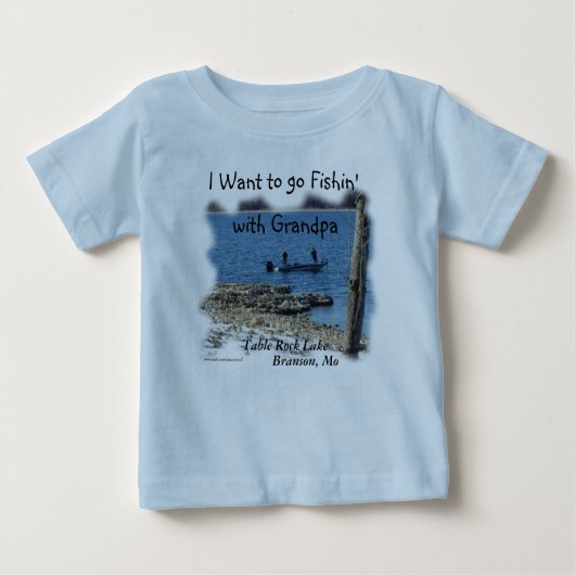 Baby Boy T-shirt 2338 Table Rock Lake-customize (Voorkant)