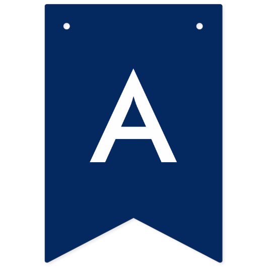 Baby Boy Tamchin Navy, Blue and White Banner (Tweede vlag)