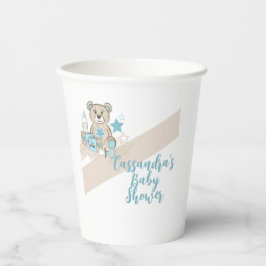 Baby Boy Teddy beer Paper cup Papieren Bekers