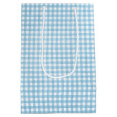 Baby Boy Teddybeer op een maan Medium Cadeauzakje (Achterkant)