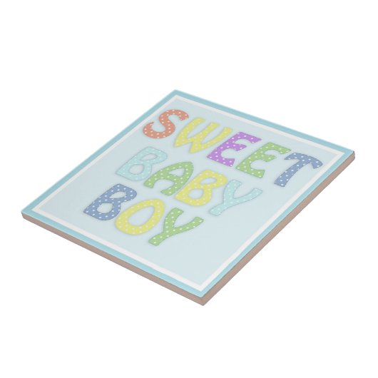 Baby Boy Tegeltje (Zijkant)