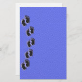 Baby Boy Toes Stationery Briefpapier (Voorkant / Achterkant)