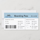 Baby Boy Travel Thema Zwangerschap Aankondiging (Voorkant)