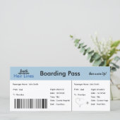 Baby Boy Travel Thema Zwangerschap Aankondiging (Staand voorkant)