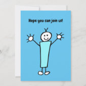 Baby Boy Tweede verjaardagsfeestje Kaart (Achterkant)