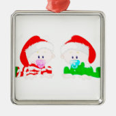 ***BABY BOY TWIN** CHRISTMAS ORNAMENT (Voorkant)