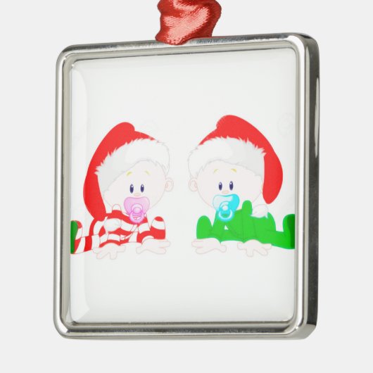 ***BABY BOY TWIN** CHRISTMAS ORNAMENT (Links)