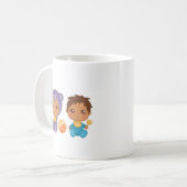 Baby Boy Twins Beer Jumpsuit Coffee Mok (Voorkant links)