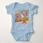 Baby Boy Twit Twoo Uil Bodypak Romper (Voorkant)