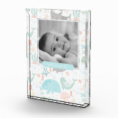 Baby Boy under the Zee Photo Block Fotoblokken (Rechts)