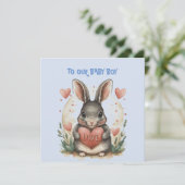 Baby Boy Valentine  Kaart (Staand voorkant)