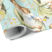 Baby Boy verpakkingspapier. Cadeaupapier (Rol Hoek)