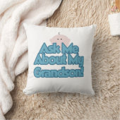 Baby Boy Vraag naar mijn kleinzoon geschenken Kussen (Deken)