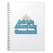 Baby Boy Vraag naar mijn kleinzoon geschenken Notitieboek (Voorkant)