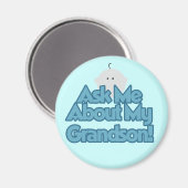 Baby Boy vraagt naar mijn kleinzoon overhemden en  Magneet (Voorkant / Achterkant)